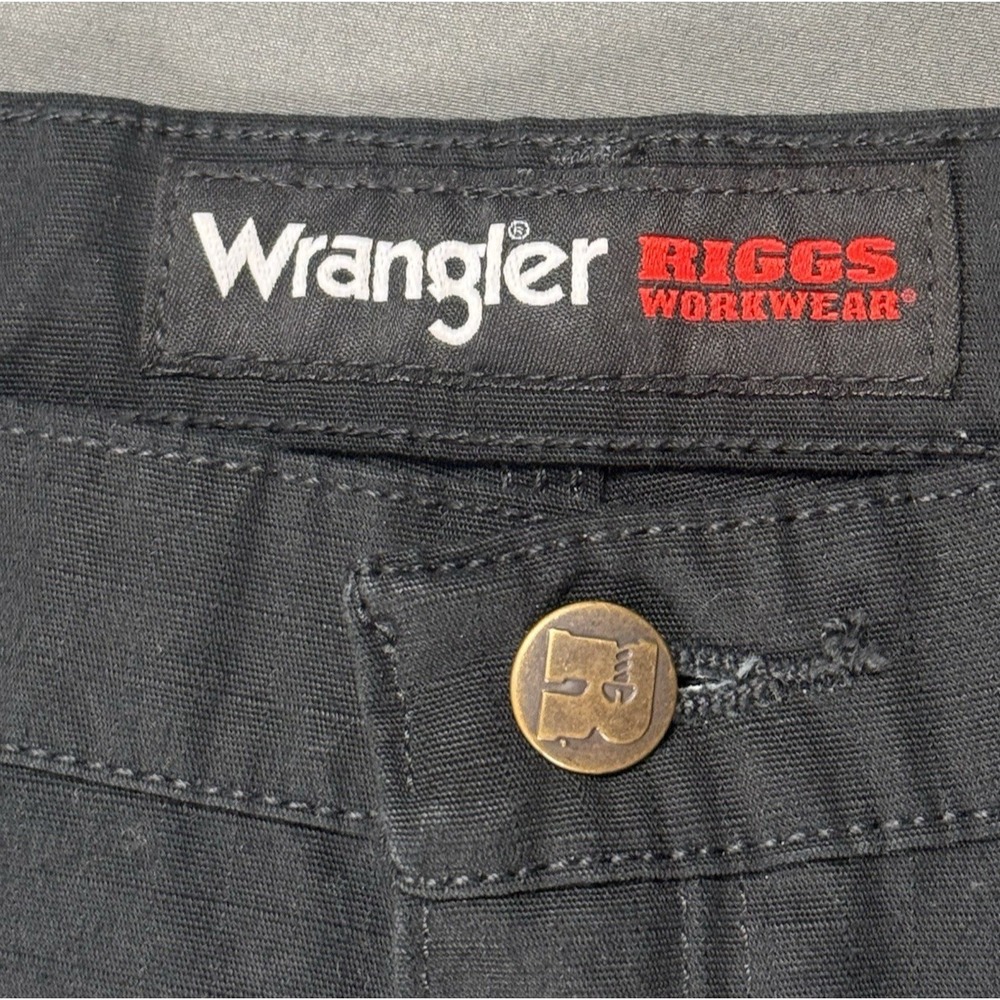 Wrangler Riggs Workwear Pants Men's 40x36 Utility Work Black Cargo - Picture 5 of 16